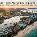 Aerial view of Laguna Phuket beachfront resort complex